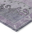 Addison Rugs Haelion Plum Washable Indoor-Outdoor Rug