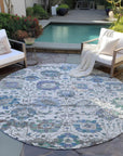 Addison Rugs Haelira Ivory Washable Indoor-Outdoor Rug