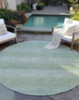 Addison Rugs Haelius Teal Washable Indoor-Outdoor Rug