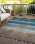 Addison Rugs Haelor Blue Washable Indoor-Outdoor Rug
