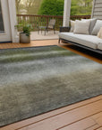 Addison Rugs Haelor Gray Washable Indoor-Outdoor Rug