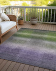 Addison Rugs Haelor Green Washable Indoor-Outdoor Rug