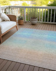 Addison Rugs Haelor Sky Washable Indoor-Outdoor Rug