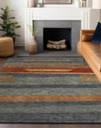 Addison Rugs Haelora Blue Washable Indoor-Outdoor Rug