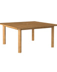 HiTeak Hamilton Teak Patio Square Dining Set 7PC