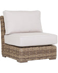 Sunset West Havana Sunbrella Armless Outdoor Club Chair