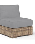 Sunset West Havana Sunbrella Armless Outdoor Club Chair