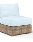Sunset West Havana Sunbrella Armless Outdoor Club Chair