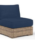 Sunset West Havana Sunbrella Armless Outdoor Club Chair