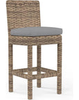 Sunset West Havana Sunbrella Outdoor Barstool 2PC