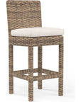 Sunset West Havana Sunbrella Outdoor Barstool 2PC