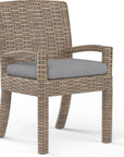 Sunset West Havana Sunbrella Outdoor Dining Armchair 2PC