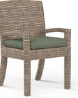 Sunset West Havana Sunbrella Outdoor Dining Armchair 2PC