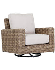 Sunset West Havana Sunbrella Swivel Outdoor Rocker