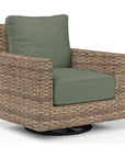 Havana Sunbrella Swivel Outdoor Rocker-Outdoor Accent Chairs-Sunset West-Cast Sage-LOOMLAN