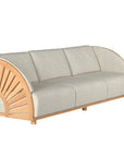 HiTeak Solis Deep Seating Outdoor Sofa with Sunbrella