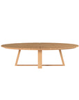 HiTeak Solis Oval Teak Wood Coffee Table