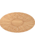 HiTeak Solis Oval Teak Wood Coffee Table