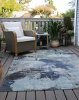 Addison Rugs Iriara Blue Washable Indoor-Outdoor Rug