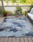 Addison Rugs Iriara Blue Washable Indoor-Outdoor Rug