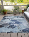 Addison Rugs Iriara Blue Washable Indoor-Outdoor Rug
