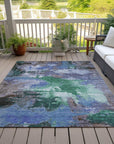 Addison Rugs Iriara Green Washable Indoor-Outdoor Rug