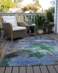 Addison Rugs Iriara Green Washable Indoor-Outdoor Rug