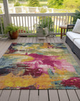 Addison Rugs Iriara Red Washable Indoor-Outdoor Rug