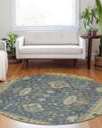 Addison Rugs Iriaris Blue Washable Indoor-Outdoor Rug