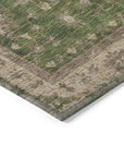 Addison Rugs Iriaris Green Washable Indoor-Outdoor Rug
