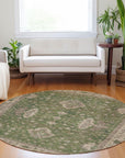 Addison Rugs Iriaris Green Washable Indoor-Outdoor Rug