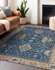 Addison Rugs Iriaris Navy Washable Indoor-Outdoor Rug