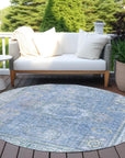 Addison Rugs Irias Blue Washable Indoor-Outdoor Rug