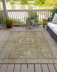 Addison Rugs Irias Brown Washable Indoor-Outdoor Rug