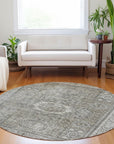 Addison Rugs Irias Gray Washable Indoor-Outdoor Rug