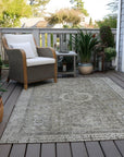 Addison Rugs Irias Gray Washable Indoor-Outdoor Rug