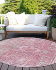 Addison Rugs Irias Pink Washable Indoor-Outdoor Rug