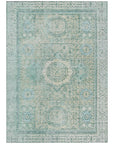 Addison Rugs Irias Teal Washable Indoor-Outdoor Rug