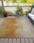 Addison Rugs Iriel Orange Washable Indoor-Outdoor Rug