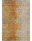 Addison Rugs Iriel Orange Washable Indoor-Outdoor Rug