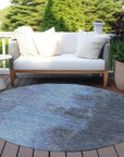 Addison Rugs Iriion Blue Washable Indoor-Outdoor Rug