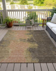 Addison Rugs Iriion Brown Washable Indoor-Outdoor Rug