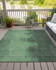 Addison Rugs Iriion Green Washable Indoor-Outdoor Rug