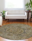 Addison Rugs Iriir Brown Washable Indoor-Outdoor Rug