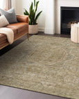 Addison Rugs Iriir Tan Washable Indoor-Outdoor Rug