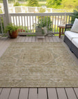 Addison Rugs Iriir Tan Washable Indoor-Outdoor Rug
