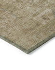 Addison Rugs Iriir Tan Washable Indoor-Outdoor Rug