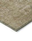 Addison Rugs Iriir Tan Washable Indoor-Outdoor Rug