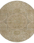 Addison Rugs Iriir Tan Washable Indoor-Outdoor Rug