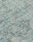 Addison Rugs Iriira Teal Washable Indoor-Outdoor Rug